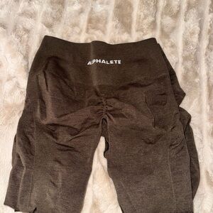 Alphalete chocolate contour leggings